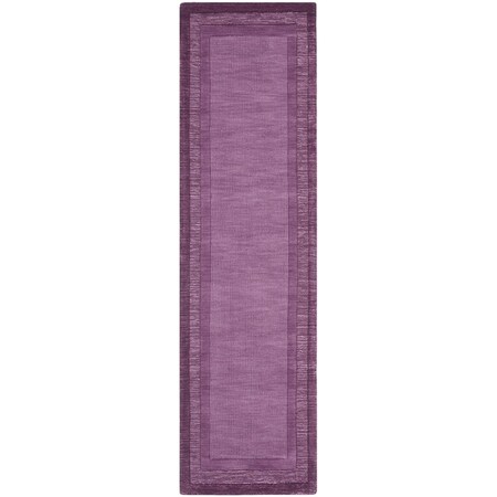 Safavieh Impressions Hand Loomed Runner RugFuchisa & Purple 2 ft.-3 in. x 8 ft. IM821A-28